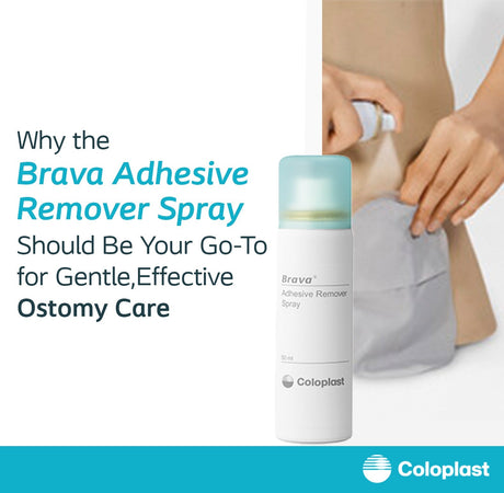 Why the Brava Adhesive Remover Spray Should Be Your Go-To for Gentle, Effective Ostomy Care