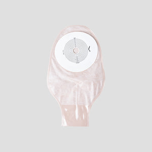 LC 2000 1-Piece Flat Transparent Bag for Colostomy/Ileostomy