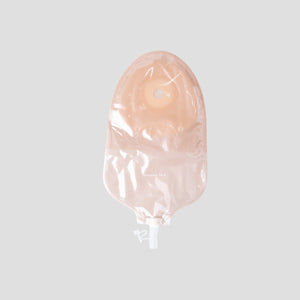 LC 1-Piece Flat Transparent Bag for Urostomy